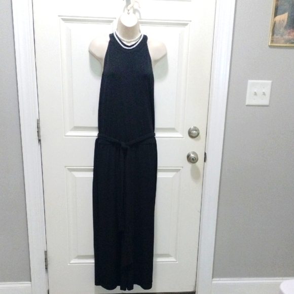 Chico's Classic Black Halter Jumpsuit Size 3 - Picture 1 of 5